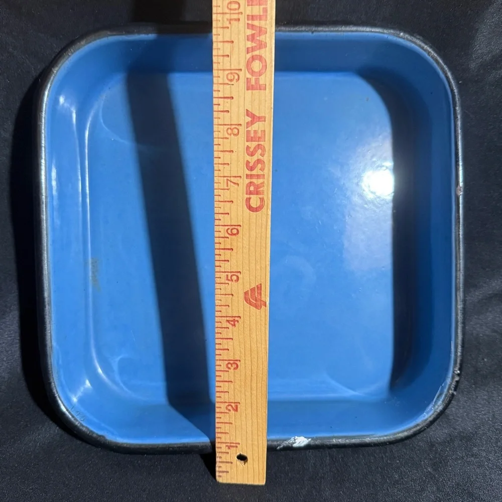 Vintage, robin blue, square cake pan,